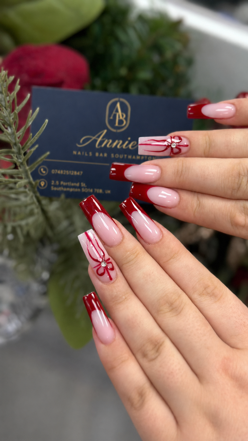 Elegant nail finish